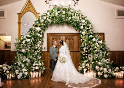 Luxury Wedding Styling at Crossbasket Castle